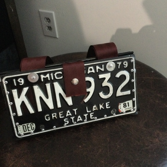 Michigan Handbags - License plate bag